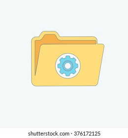New folder.Vector illustration