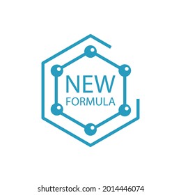 New formula stamp - circular seal with molecular cell structure