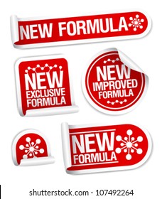 New Formula stickers set.