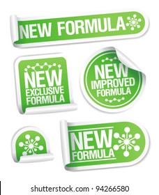 New Formula stickers set.