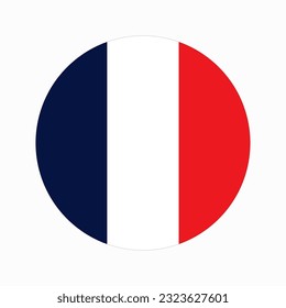 New France flag in 2020 simple illustration for independence day or election