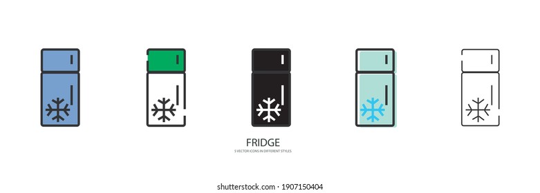new fridge vector type icon