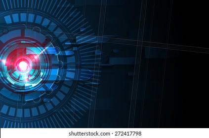 New future technology concept abstract background for business solution