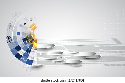 New future technology concept abstract background for business solution