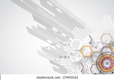 New future technology concept abstract background for business solution