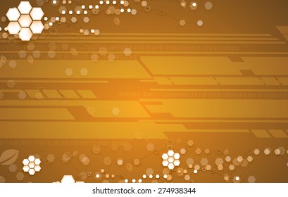 New future technology concept abstract background for business solution