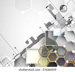 New future technology concept abstract background for business solution