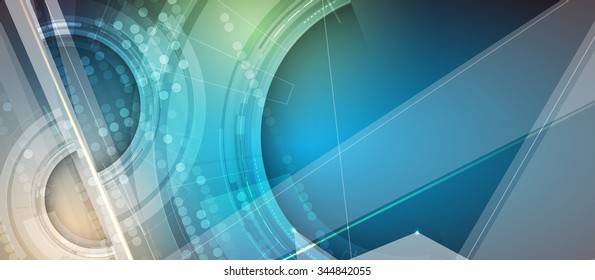 New future technology concept abstract background for business solution