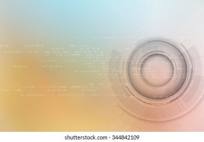 New future technology concept abstract background for business solution