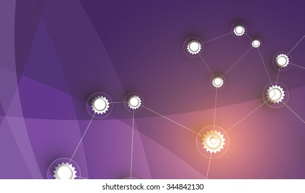 New future technology concept abstract background for business solution