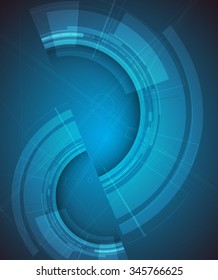 New future technology concept abstract background for business solution