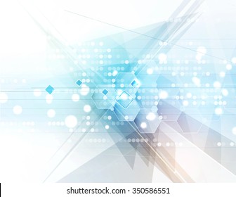 New Future Technology Concept Abstract Background For Business Solution