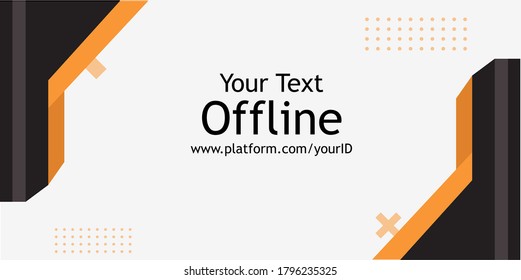 New futuristic gaming background twitch and other platforms