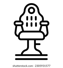 New gamer chair icon outline vector. Gamer furniture. Modern studio