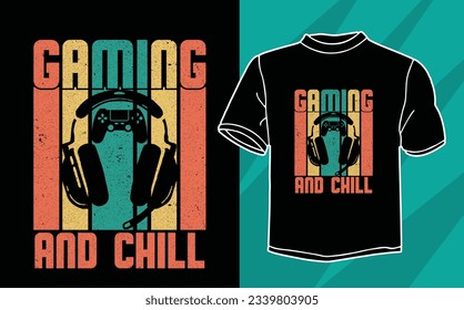 new gaming t shirt design for video game lovers