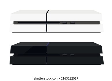 A new generation game console in vector on a white background.Game console logo vector illustration.