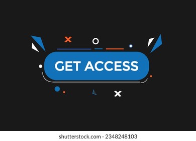  nuevo obtener acceso, nivel, signo, discurso, cartel de burbuja, 
