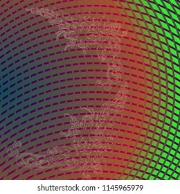 New glamorous magic abstract background.