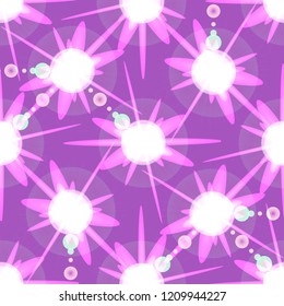 New glamorous magic abstract object glow splash background seamless.