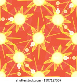 New glamorous magic abstract object glow splash background seamless.