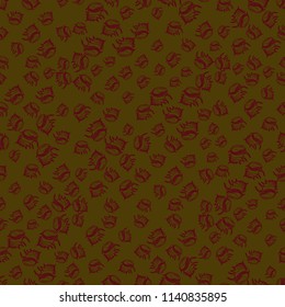 New glamorous magic animal background nature shell multicolored seamless summer sea.