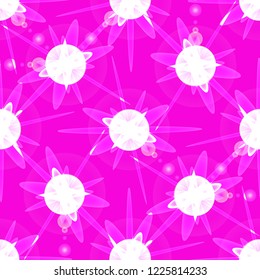 New glamorous magical abstract object glow splash background seamless.