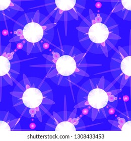 New glamorous magical abstract object glow splash background seamless.