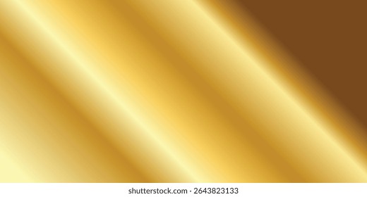 New Gold gradient background texture metallic. Golden gradient blurry soft smooth motion bright shine. EPS Vector Illustration