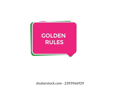 new golden rules website, click button, level, sign, speech, bubble  banner, 
