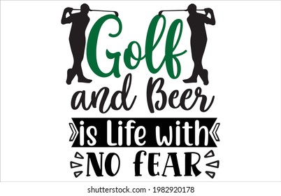 New Golf tournament T-shirt Design Template