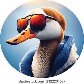 New goose sticker, goose T-shirt ,new goose design