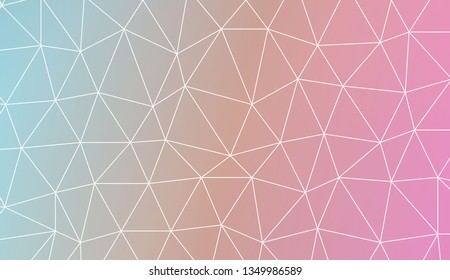 New gradient color illustration in a polygonal style. Smart business design. Vector illustration. Blur Sweet Dreamy Gradient Color Background