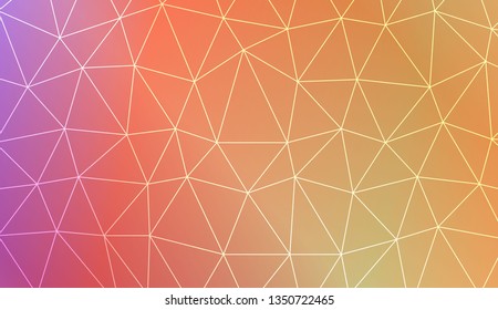 New gradient color illustration in a polygonal style. Smart business design. Vector illustration. Blur Sweet Dreamy Gradient Color Background