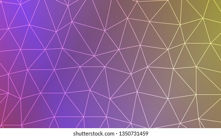 New gradient color illustration in a polygonal style. Smart business design. Vector illustration. Blur Sweet Dreamy Gradient Color Background