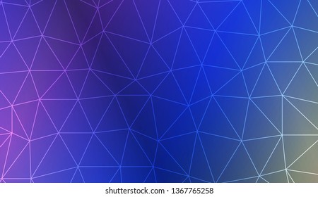 New gradient color illustration in a polygonal style. Design for flyer, wallpaper, presentation, paper. Vector illustration. Creative gradient color