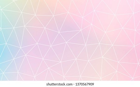 New gradient color illustration in a polygonal style. Design for flyer, wallpaper, presentation, paper. Vector illustration. Creative gradient color