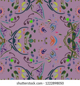 New gradient multicolor abstract background pattern seamless.