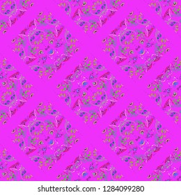 New gradient multicolor abstract background pattern seamless.