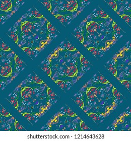 New gradient multicolored abstract background pattern seamless.
