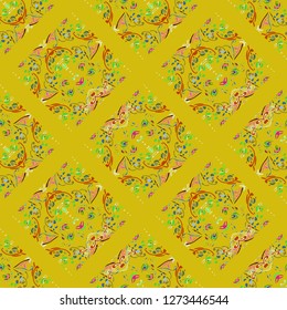 New gradient multicolored abstract background pattern seamless.
