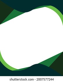 New green creative poster design