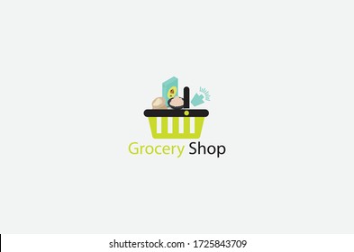 New Grocery  Logo Design Vector template for business