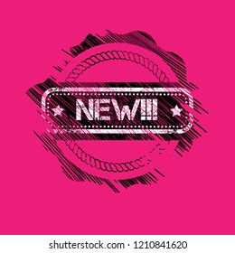 NEW !!! grunge label. 