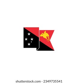 New Guinea flag icon set, New Guinea independence day icon set vector sign symbol