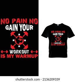 new gym t shirt vector