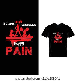 new gym t shirt vector