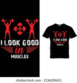 new gym t shirt vector