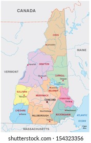 new hampshire administrative map