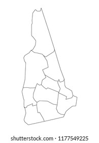 New Hampshire County Map