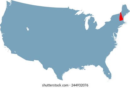 New Hampshire Map